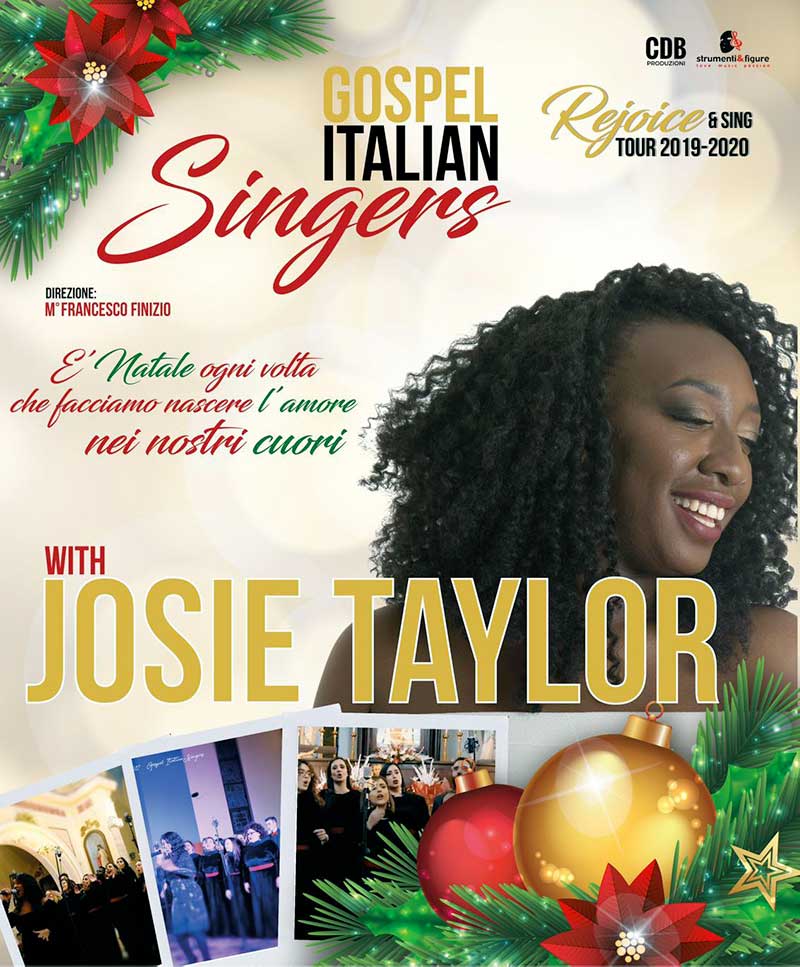 Josie Taylor with Italian Gospel Singer
